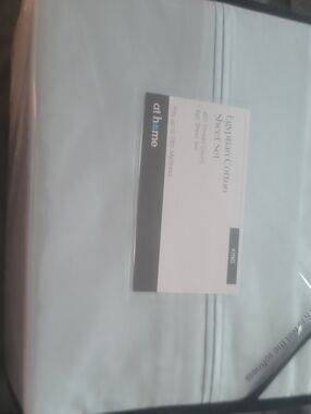 athome Egyptian Cotton King Sheet Set - Light Blue